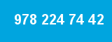978 224 74 42 978 224 74 42